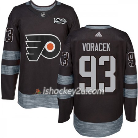 Mænd NHL Philadelphia Flyers Trøje Jakub Voracek 93 1917-2017 100th Anniversary Adidas Sort Authentic Mænd NHL Philadelphia Flyers Trøje Jakub Voracek 93 1917-2017 100th Anniversary Adidas Sort Authentic
